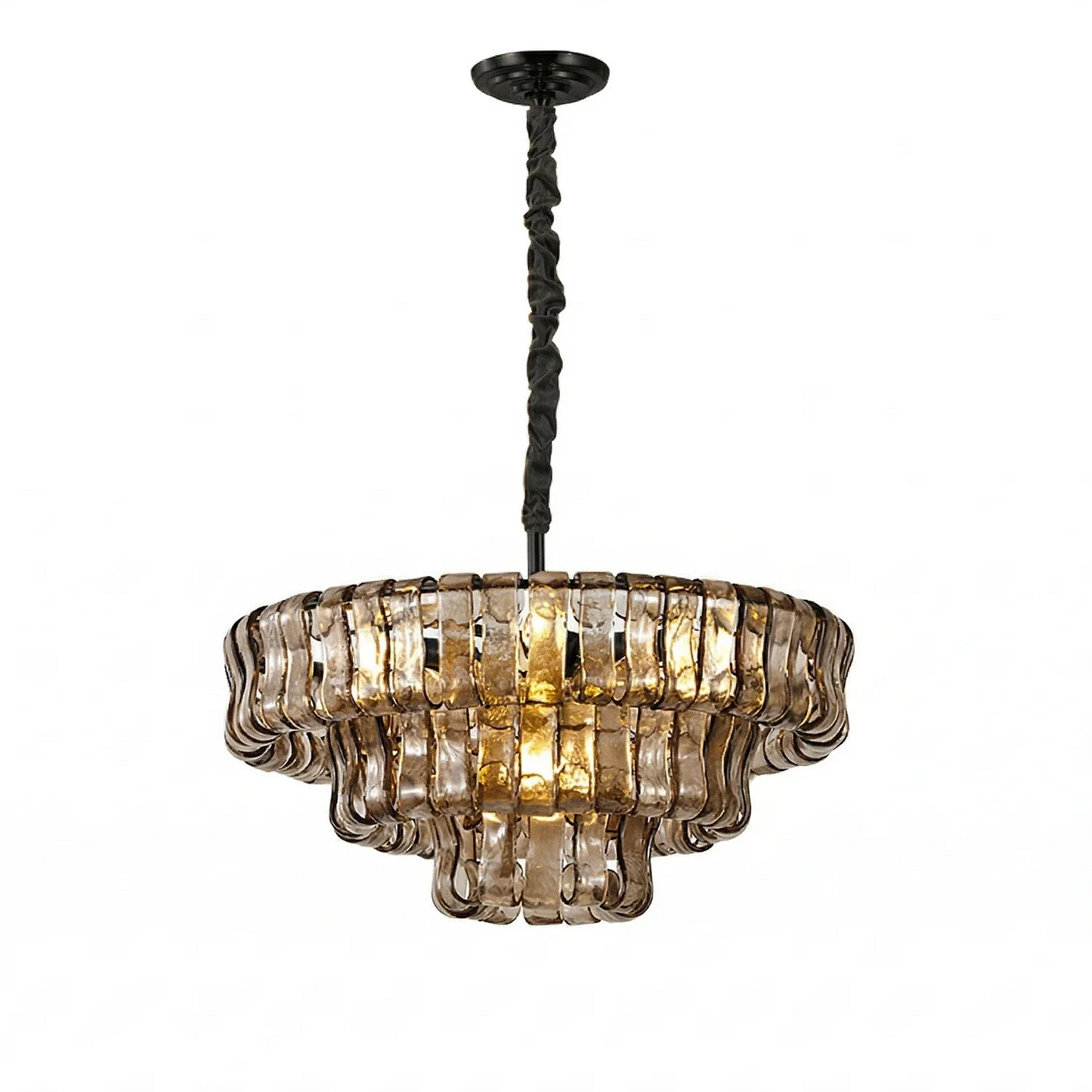Glacii Ring Glass Chandelier
