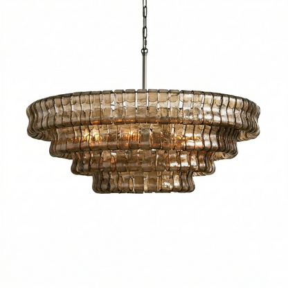 Glacii Ring Glass Chandelier