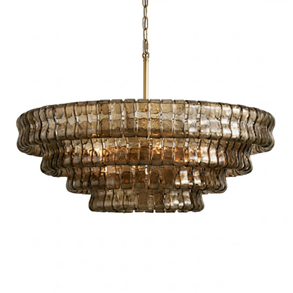 Glacii Ring Glass Chandelier