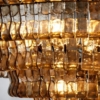 Glacii Ring Glass Chandelier