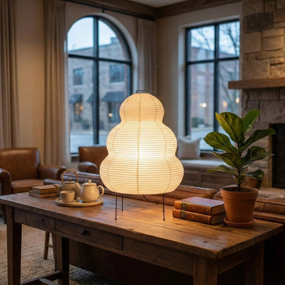 Akari Gourd Shaped 25N Table Lamp