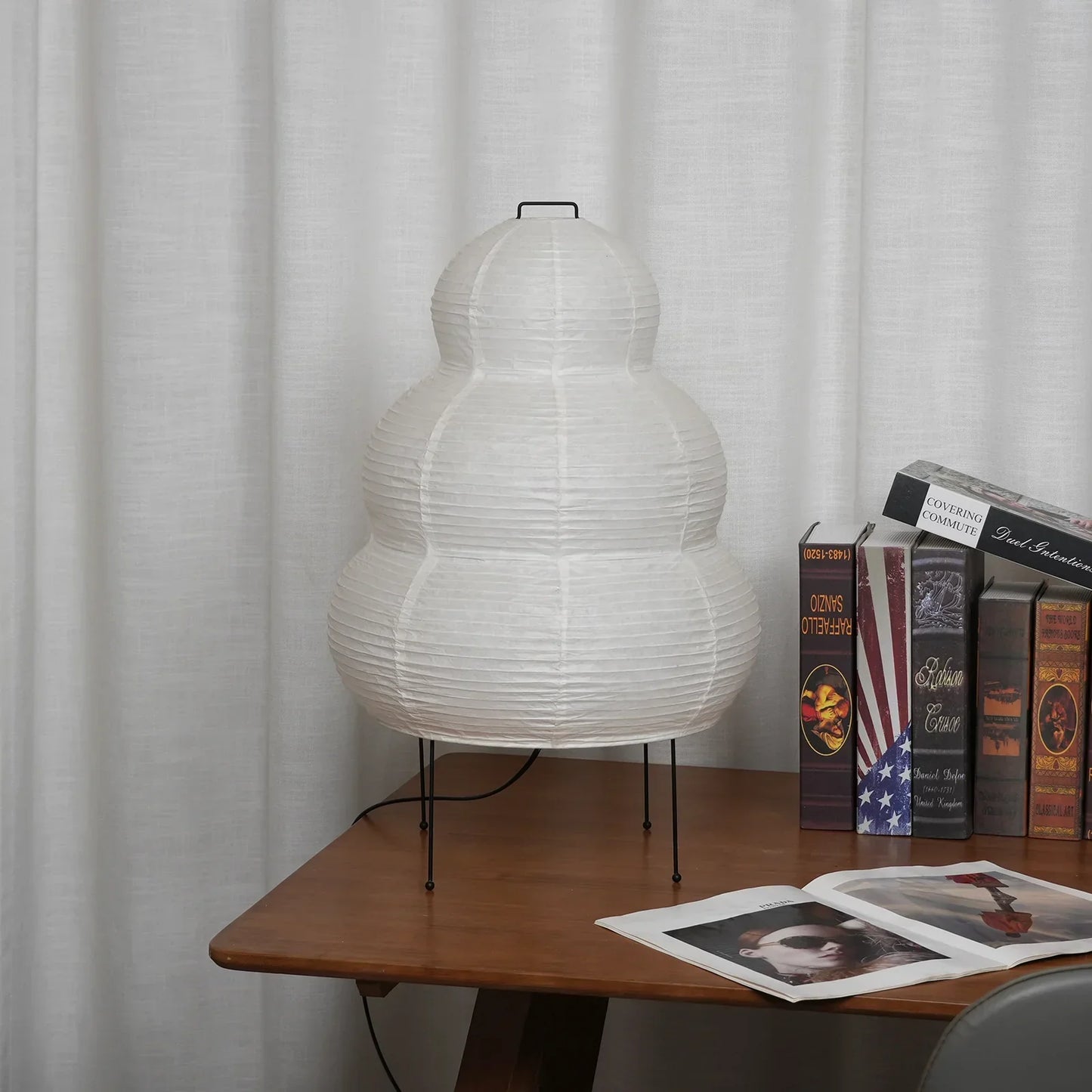 Akari Gourd Shaped 25N Table Lamp