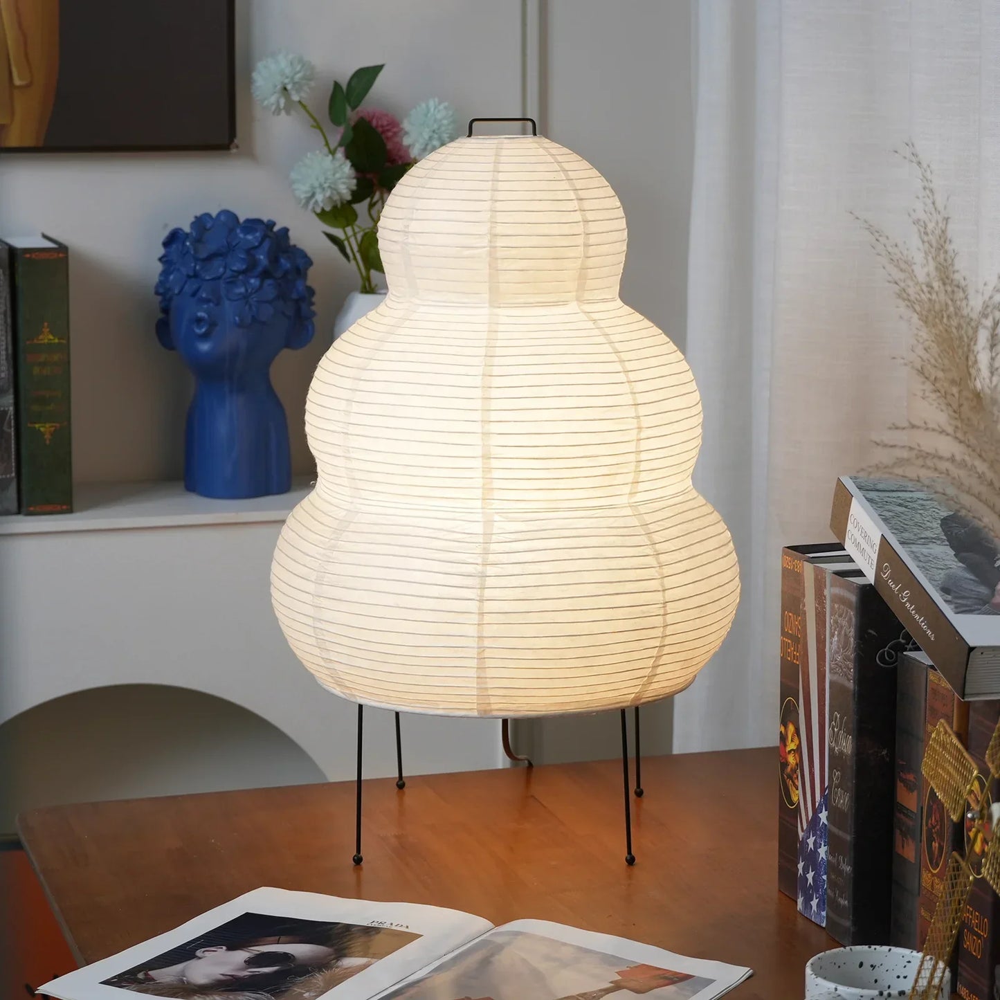 Akari Gourd Shaped 25N Table Lamp