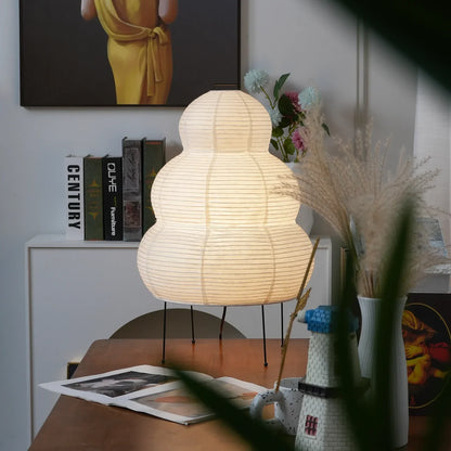 Akari Gourd Shaped 25N Table Lamp