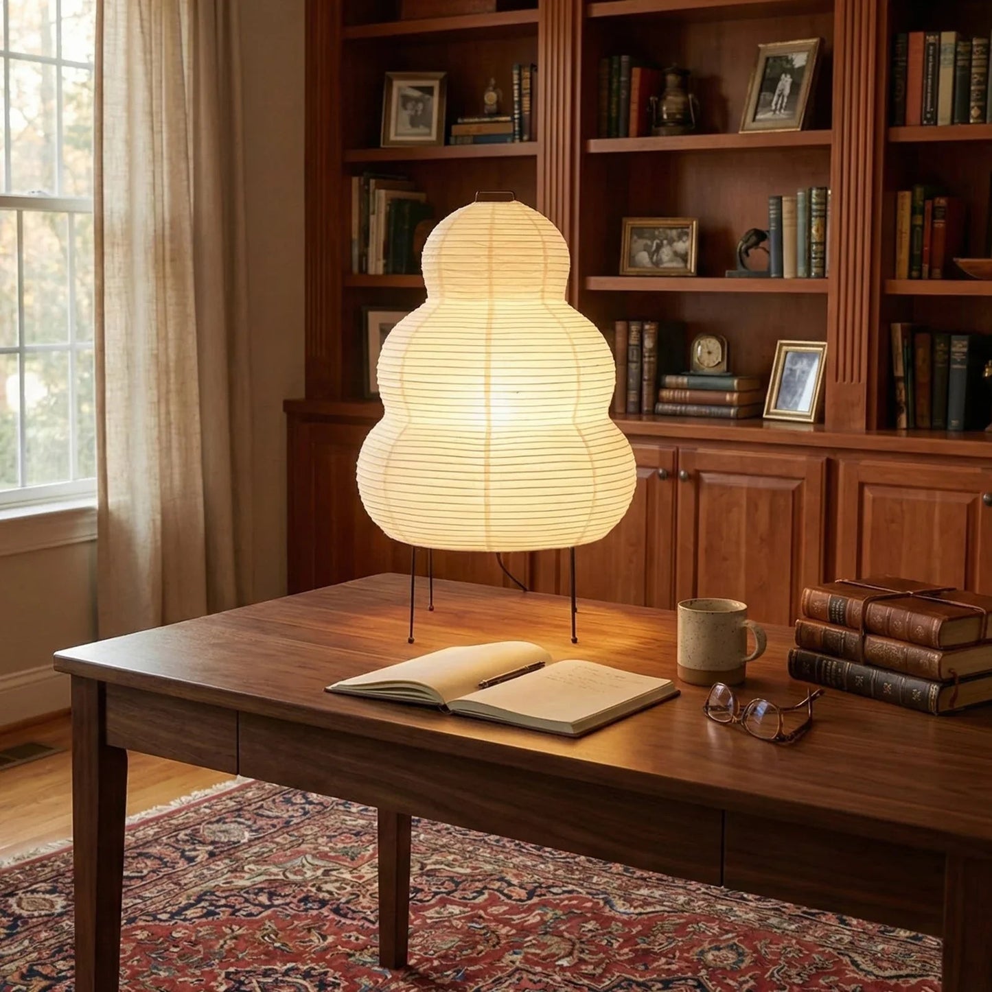 Akari Gourd Shaped 25N Table Lamp