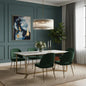 Grand Tiered Chandelier with Fluted Glass Rod