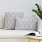 Pack of 2 bundle One 18"x18" with a matching color of one 12"x20" Square and rectangle combo set throw pillow covers with inserts