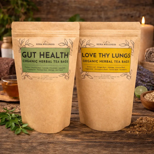 Love Thy Lungs & Gut Health Tea Bundle | Breathe + Soothe Duo
