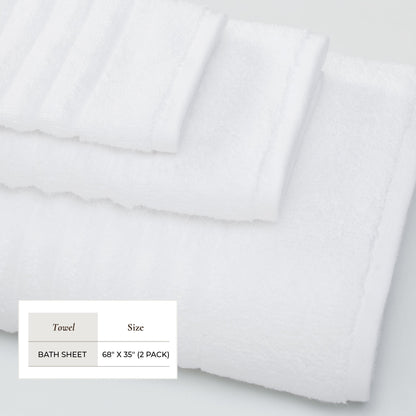 Luxury Combed Cotton Bath Towel Set - Karina Collection
