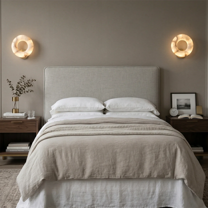 Halo Alabaster Wall Sconce