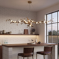Handcrafted Sculptural Floral Branch Chandelier
