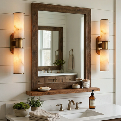 Harlyn Alabaster 2-Light Wall Sconce