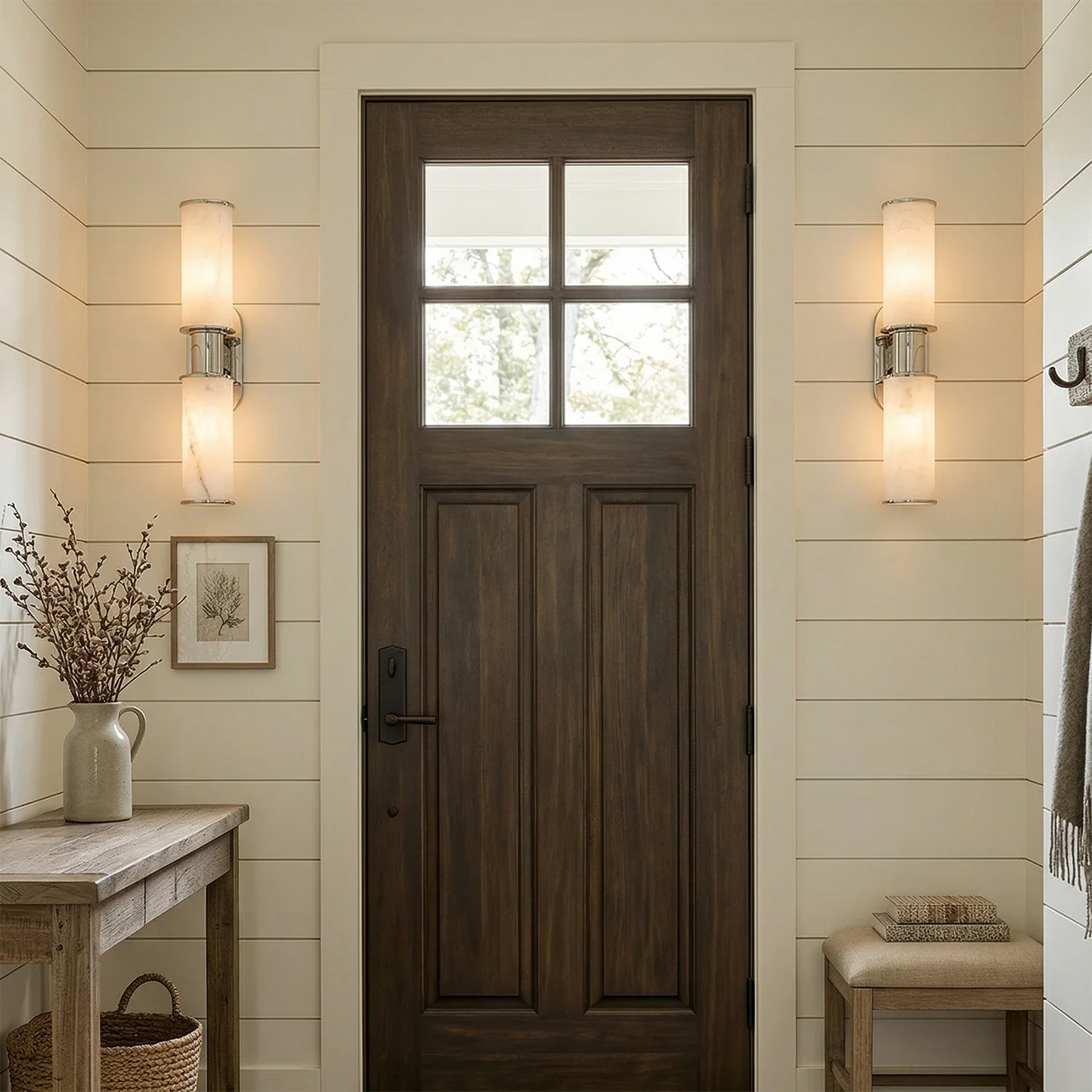 Harlyn Alabaster 2-Light Wall Sconce