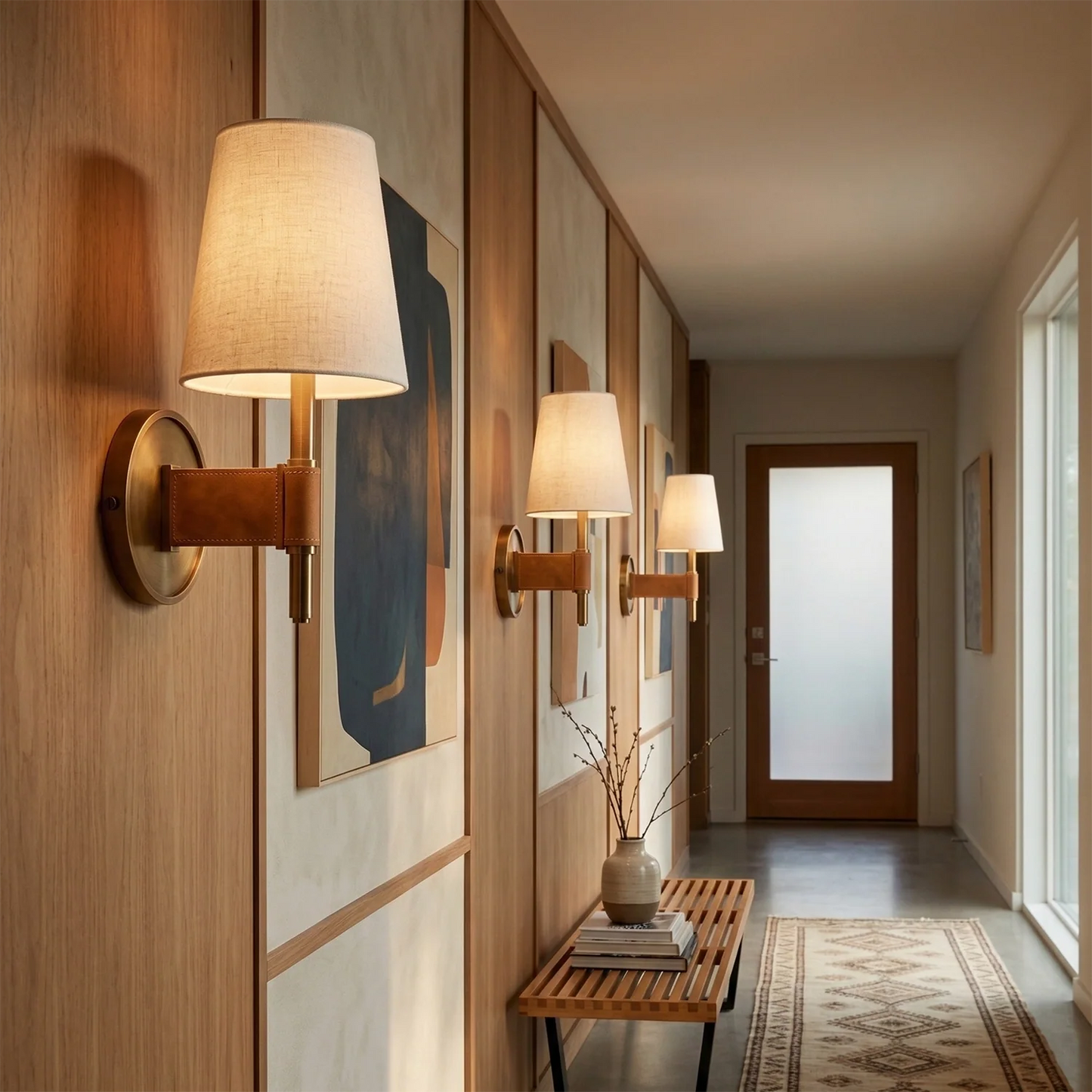 Hastings Leather Wall Lamp