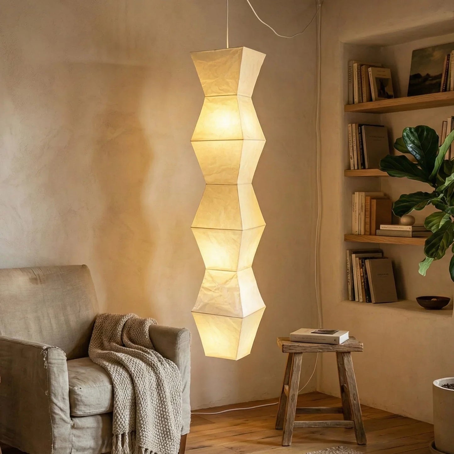 Akari Hourglass L7 Pendant Light