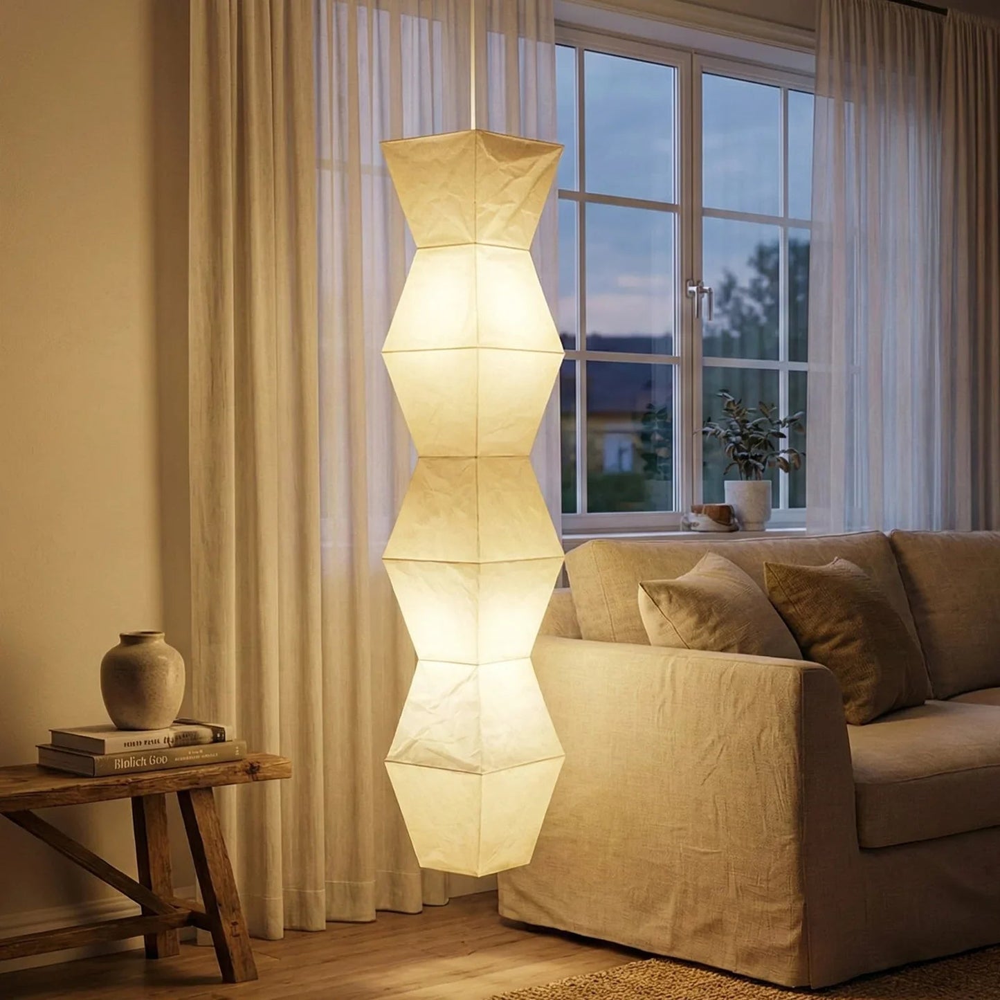 Akari Hourglass L7 Pendant Light