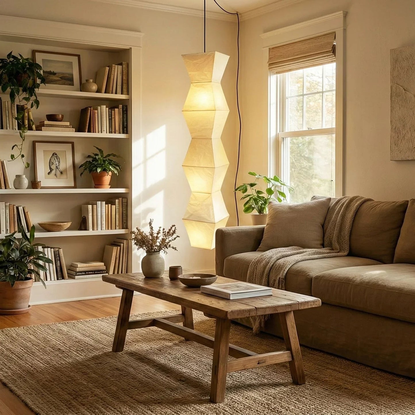 Akari Hourglass L7 Pendant Light