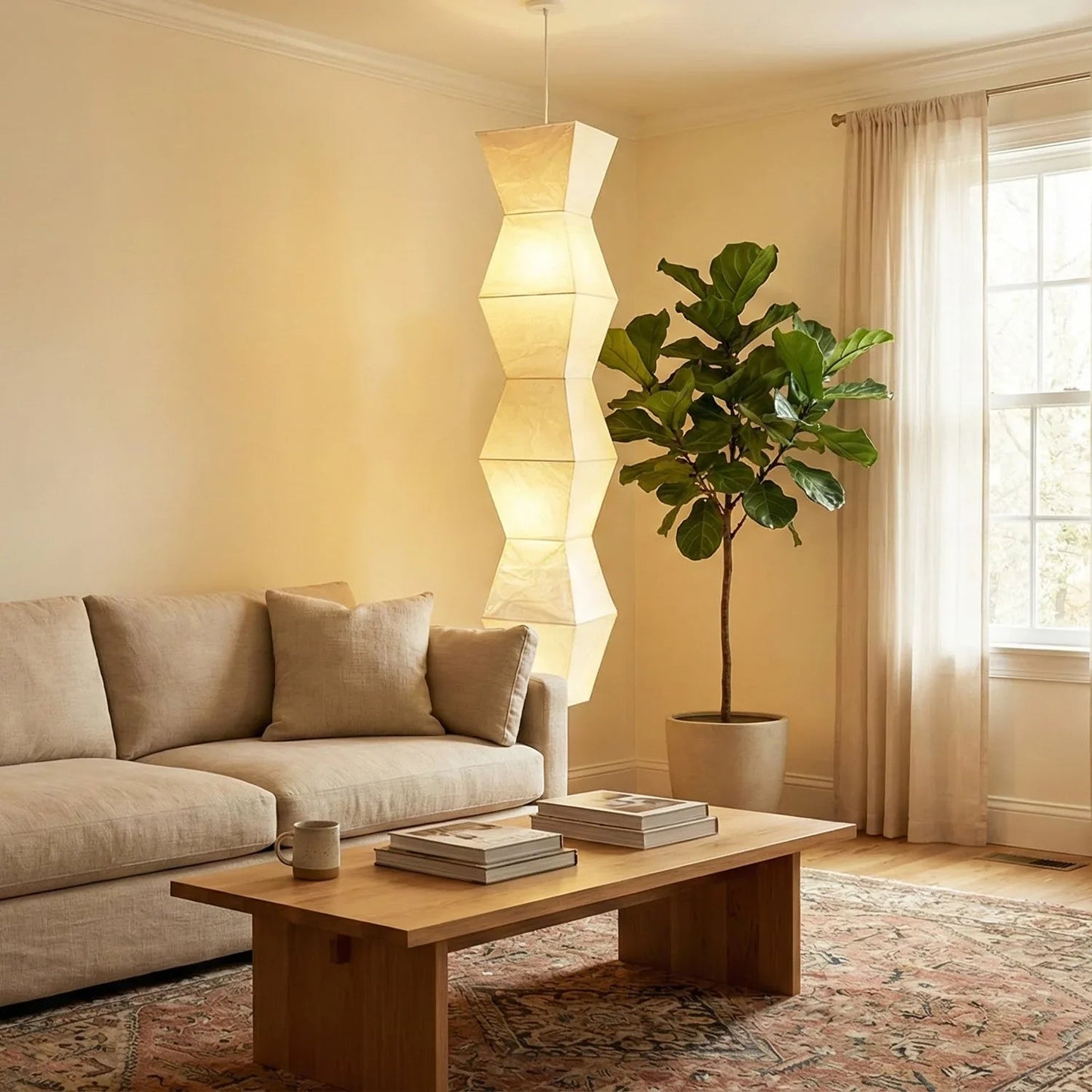 Akari Hourglass L7 Pendant Light