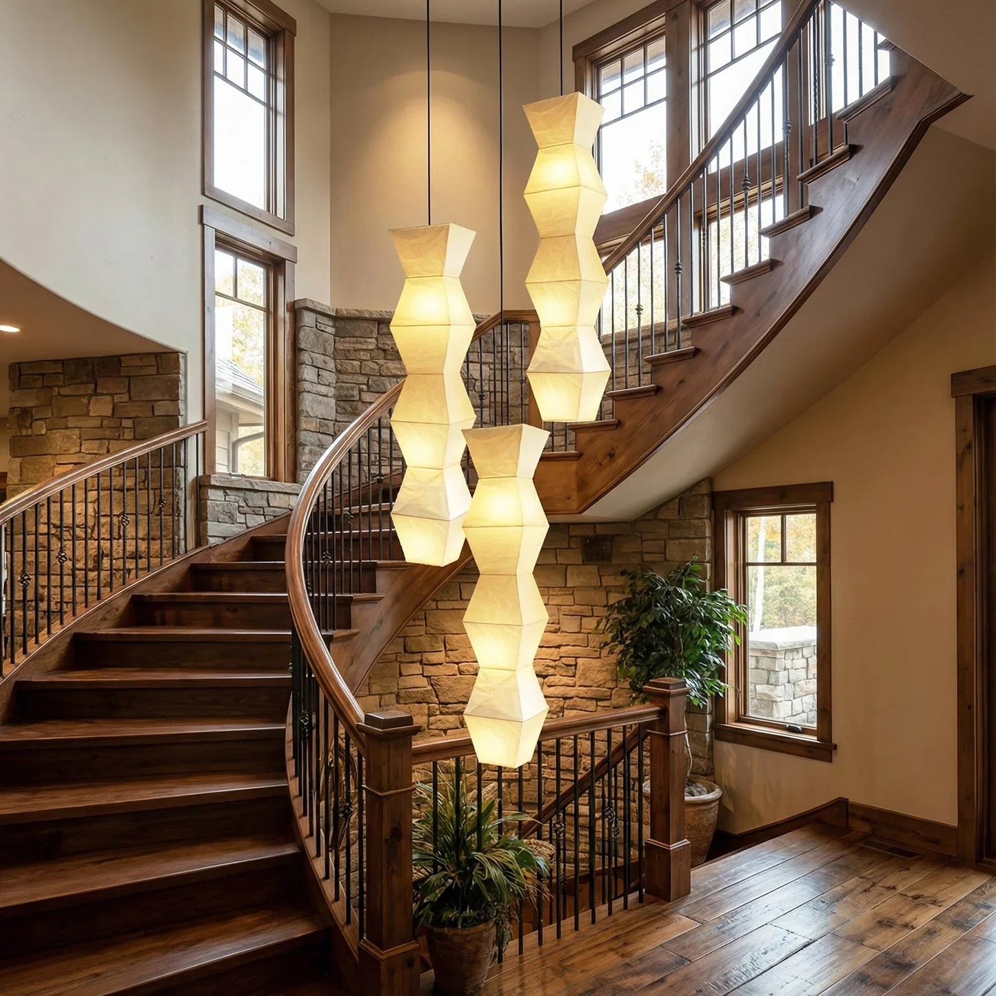 Akari Hourglass L7 Pendant Light