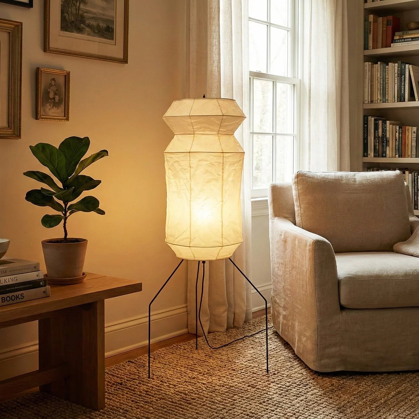 Akari Hourglass UF3-L6 Floor Lamp