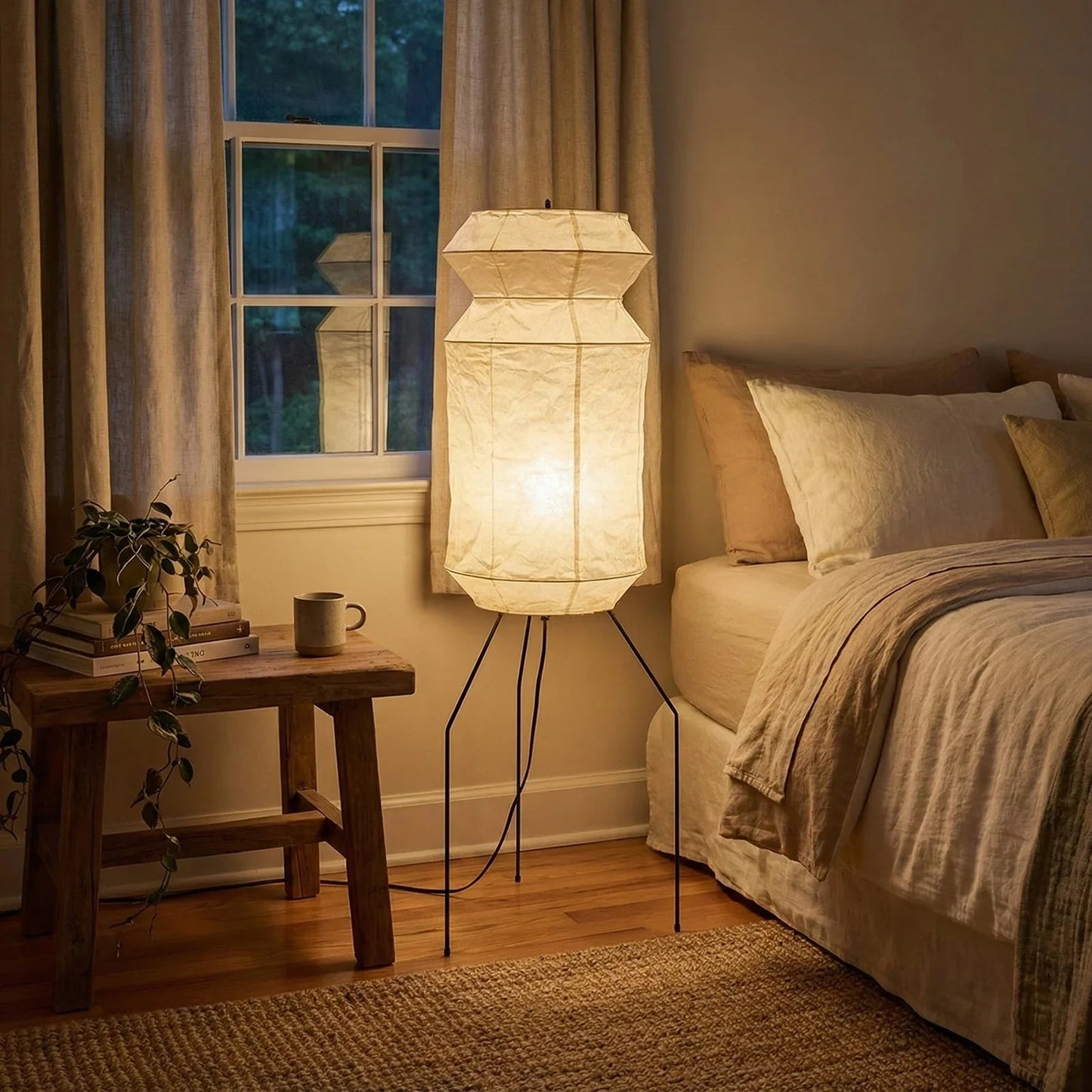 Akari Hourglass UF3-L6 Floor Lamp