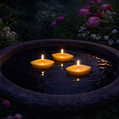 Floating Boat Beeswax Candle