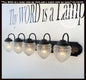Antique Acorn Glass VANITY Light - 3 Sizes