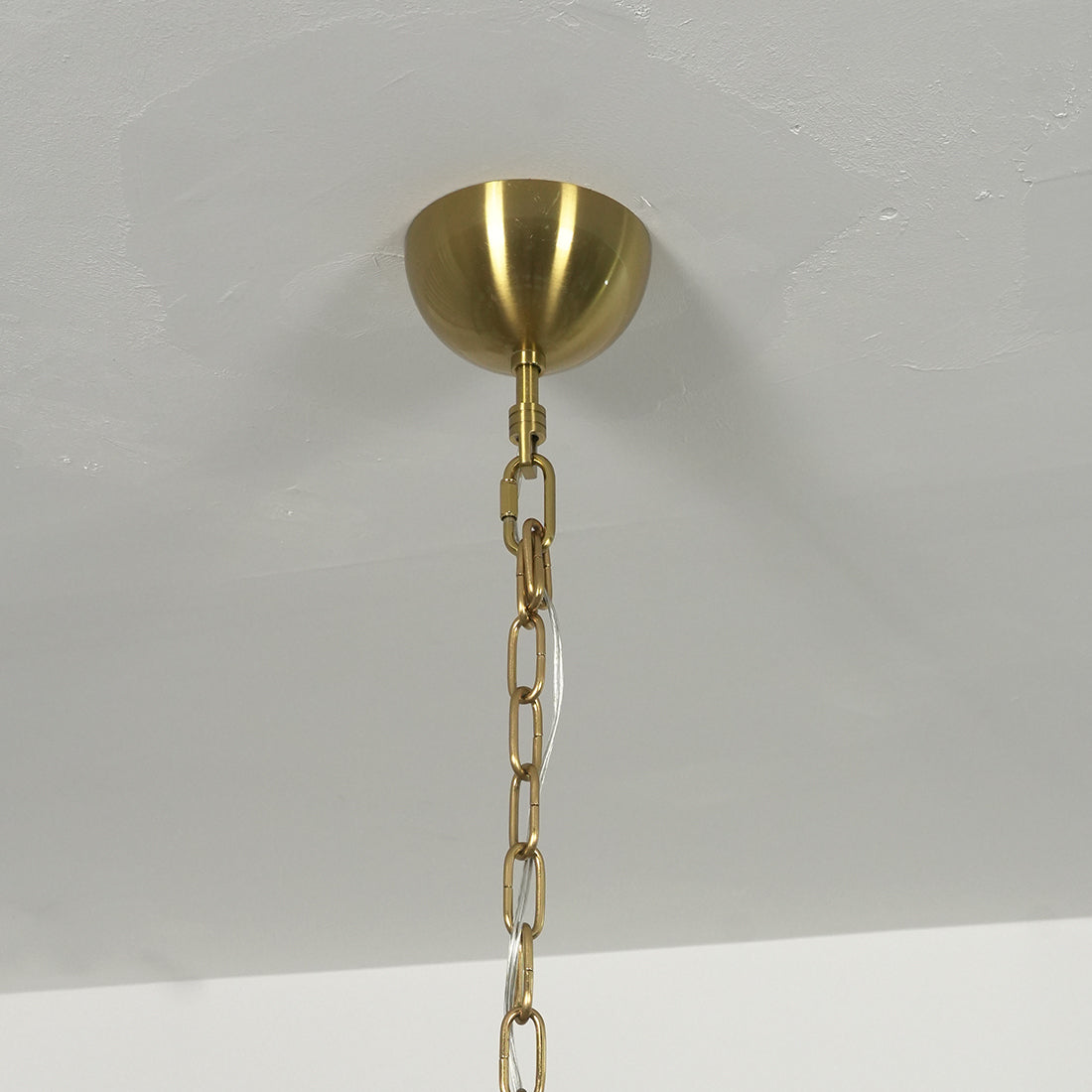 Italian Murano Style Glass Disc Chandelier