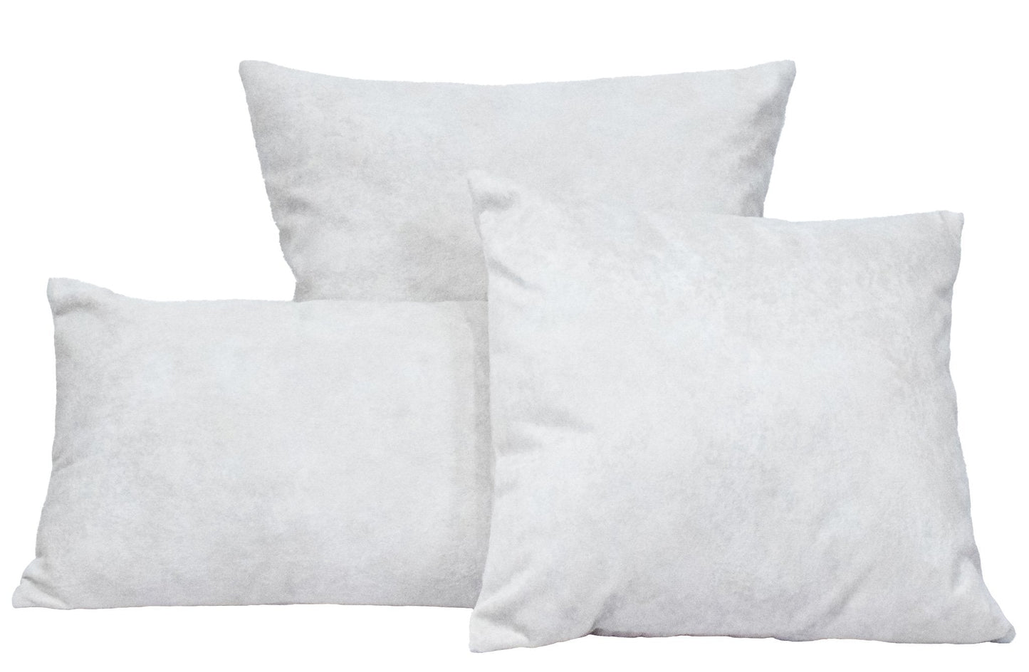Ivory Square and Lumbar Luxury Velvet Pillow | TRDPL01