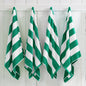 Cotton Velour Cabana Stripe Beach Towel - Novia Collection.
