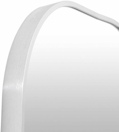 Kopparberg Metallic Silver Gold Frame Round Mirror