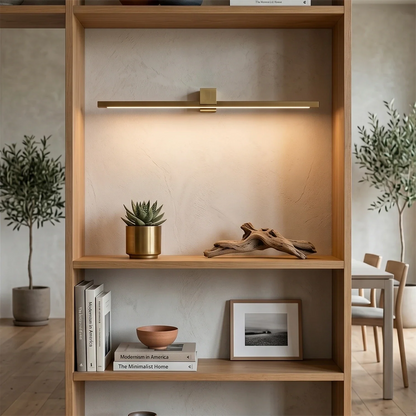 Kivana Brass Linear LED Wall Sconce