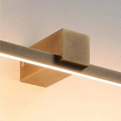 Kivana Brass Linear LED Wall Sconce