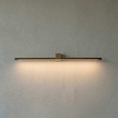 Kivana Brass Linear LED Wall Sconce
