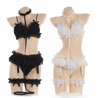 Lace Ruffle Maid Lingerie