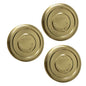 Le Parfait Screw Top Jar Lids, Colorful Plastic and Metal Replacement Lids