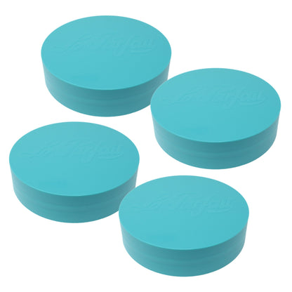 Le Parfait Screw Top Jar Lids, Colorful Plastic and Metal Replacement Lids