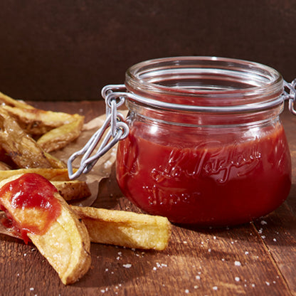 Le Parfait Super Jars, French Glass Canning Jars with Stainless Wire-Bail Clamp Lid