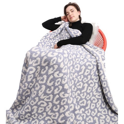 Leopard Patterned Animal Print Comfy Warm Soft Cozy Blanket