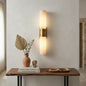 Linear Alabaster Dual Cylinder Light
