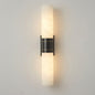 Linear Alabaster Dual Cylinder Light