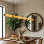 Linear Alabaster LED Chandelier