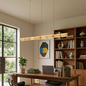 Linear Alabaster LED Chandelier