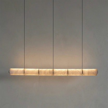 Linear Alabaster LED Chandelier
