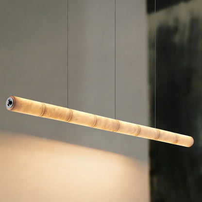 Linear Alabaster LED Chandelier