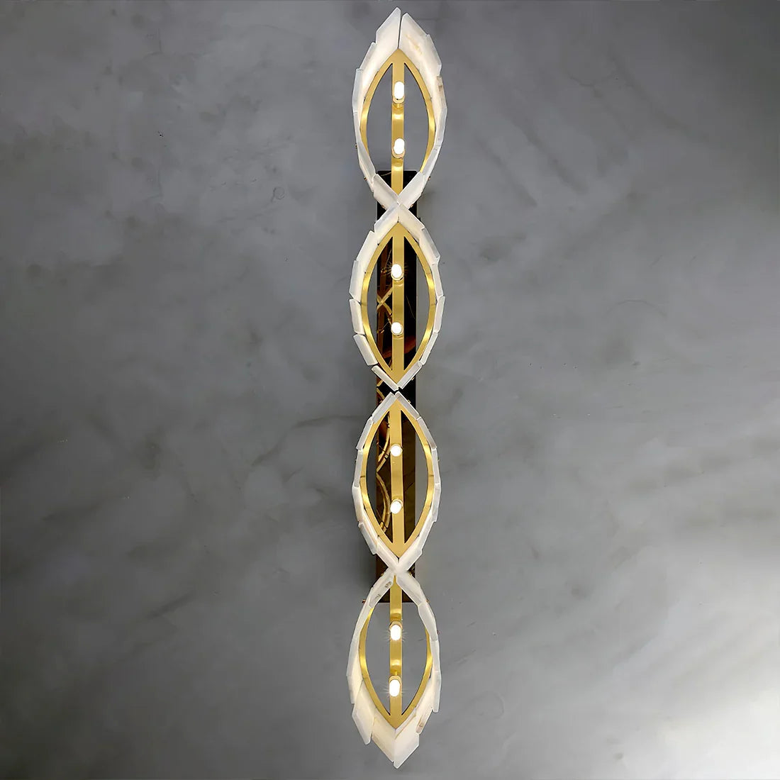 Linear Alabaster Panel Pendant Lamp