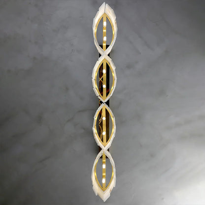 Linear Alabaster Panel Pendant Lamp