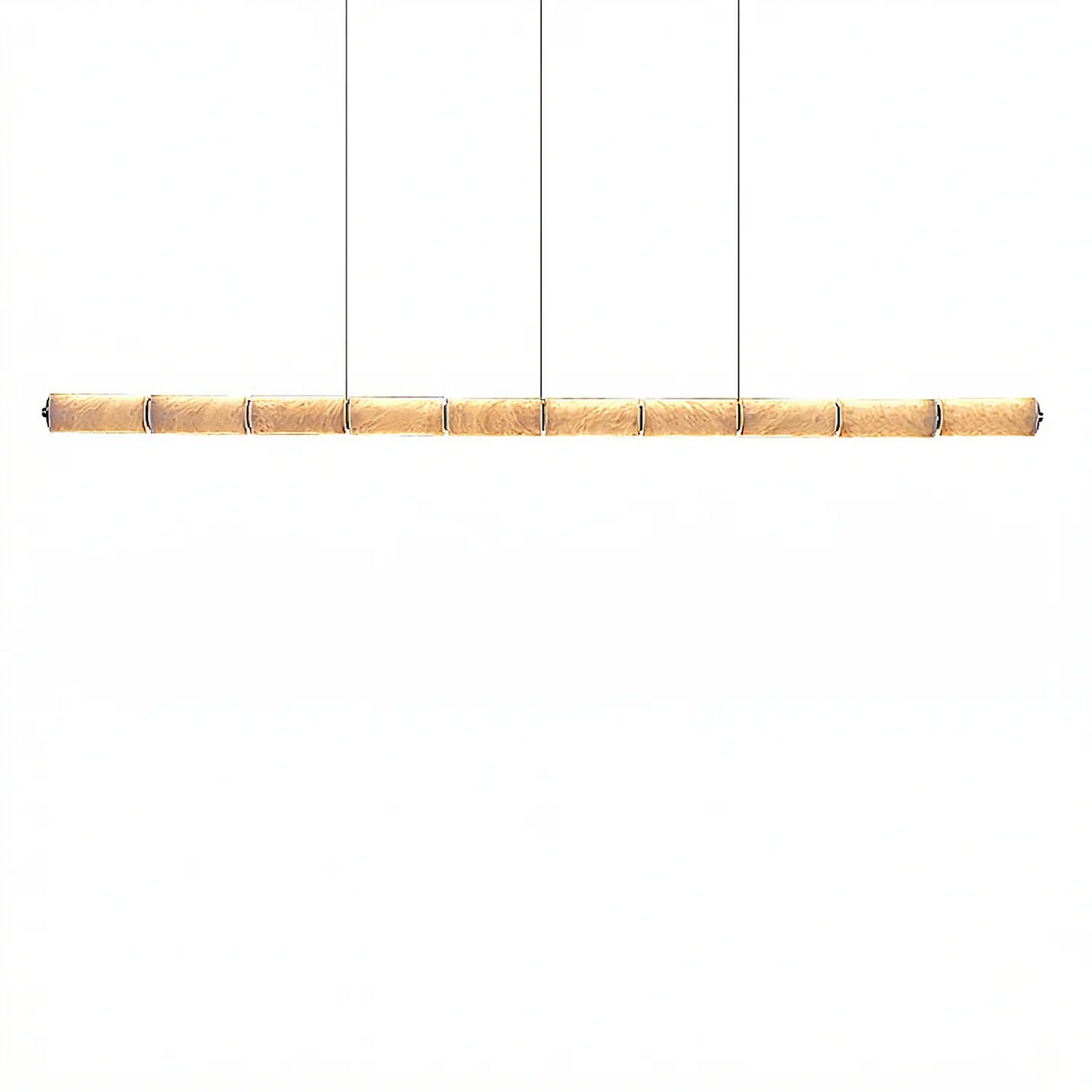 Linear Alabaster LED Chandelier