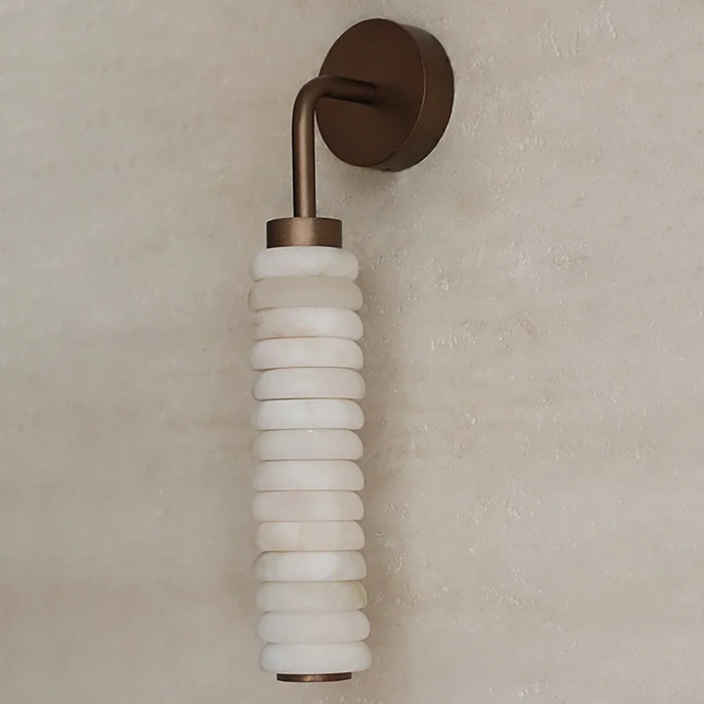 Spiral Alabaster Wall Lamp