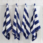 Cotton Velour Cabana Stripe Beach Towel - Novia Collection.